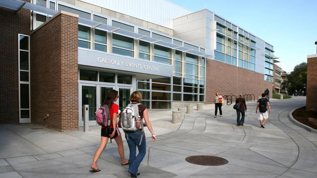 entrance to the Gallogly Events Center